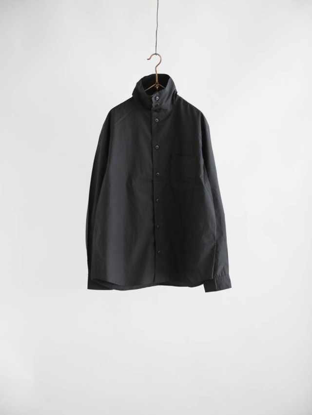 nisica ニシカ｜タートルネックシャツ（ブラック）