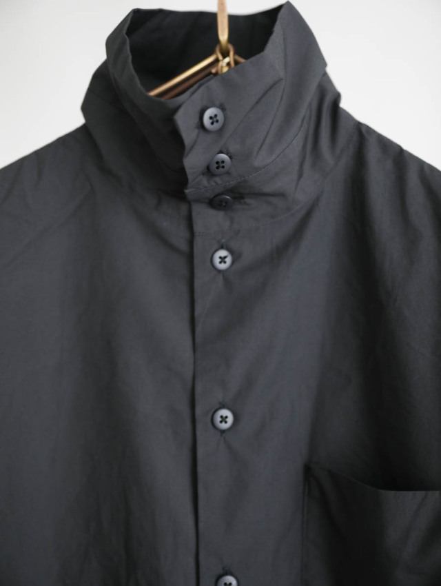 nisica ニシカ｜タートルネックシャツ（ブラック）