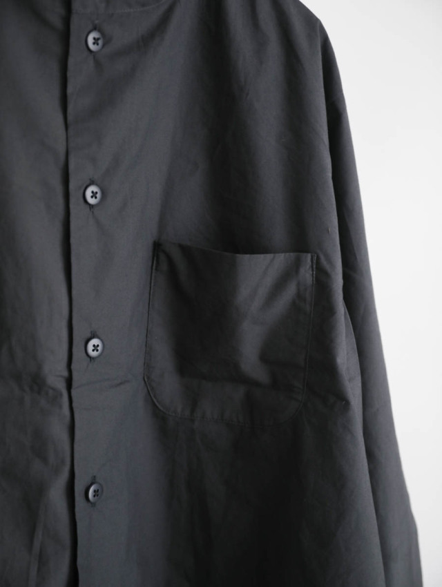 nisica ニシカ｜タートルネックシャツ（ブラック）