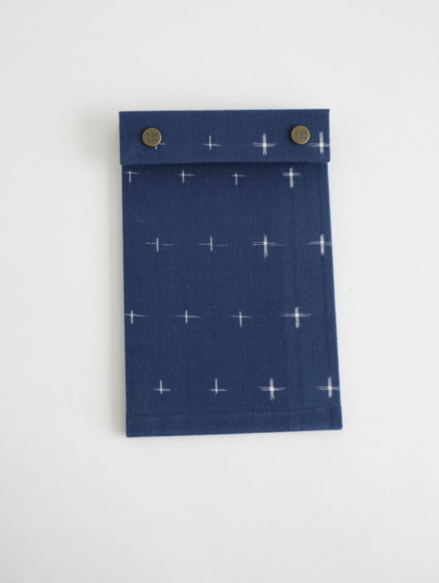 POSTALCO ポスタルコ / スナップパッド 久留米かすり（ブルー）Snap Pad