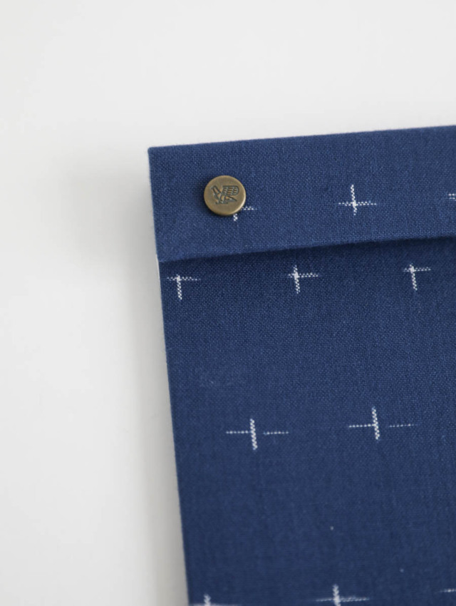 POSTALCO ポスタルコ / スナップパッド 久留米かすり（ブルー）Snap Pad