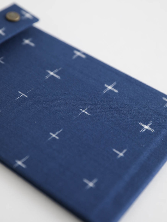 POSTALCO ポスタルコ / スナップパッド 久留米かすり（ブルー）Snap Pad