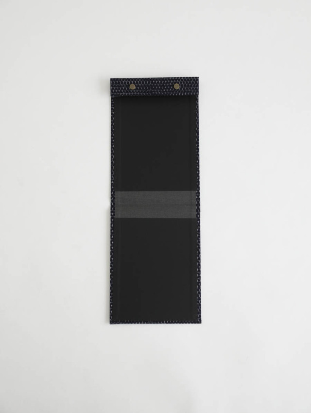 POSTALCO ポスタルコ / スナップパッド 久留米かすり（ブラック）Snap Pad