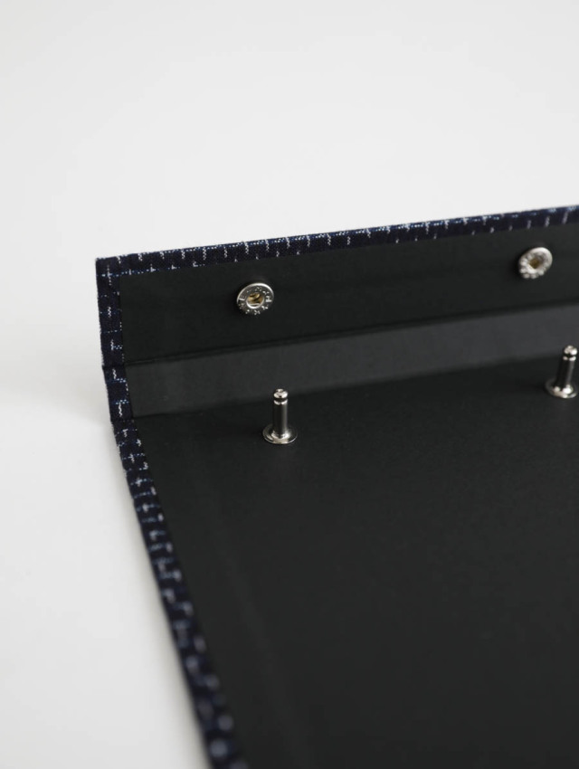 POSTALCO ポスタルコ / スナップパッド 久留米かすり（ブラック）Snap Pad