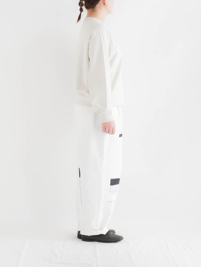 STILL BY HAND スティルバイハンド｜ピマ裏毛サドルスリーブ