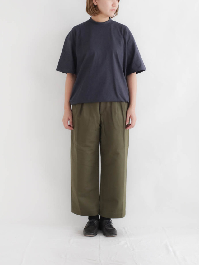 STILL BY HAND スティルバイハンド｜ミックスカラーTシャツ（ブルー