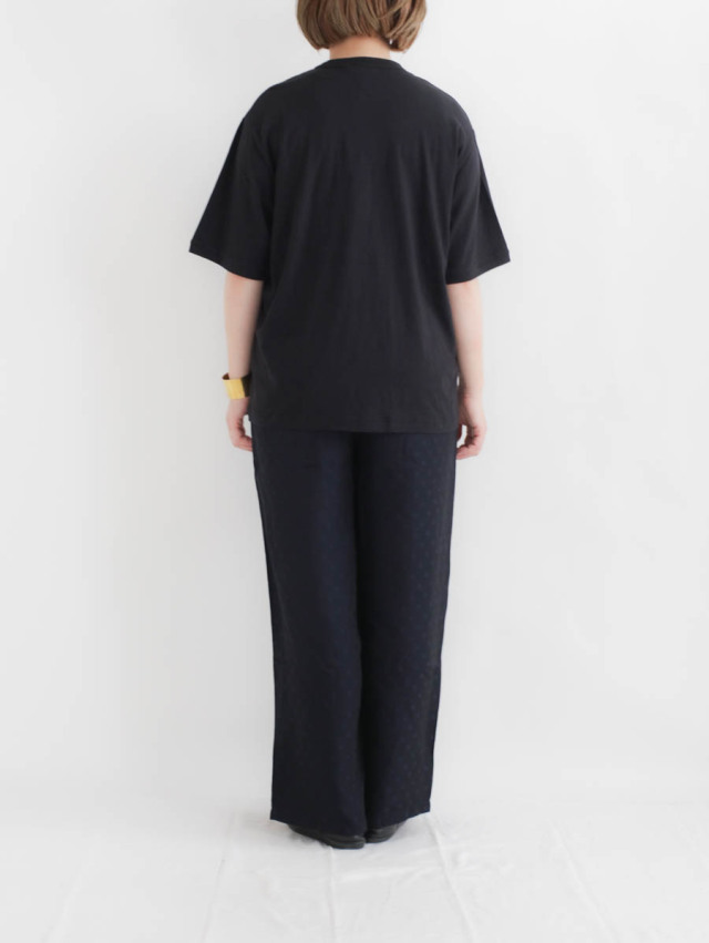 STILL BY HAND カットソー　ブラック　サイズ50 美品 STILL BY HAND スティルバイハンド｜コットンシルクネップTシャツ