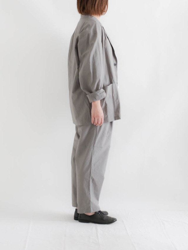 STILL BY HAND / スティルバイハンド コットンダブルジャケット STILL BY HAND スティルバイハンド｜強撚コットンオーバーサイズ