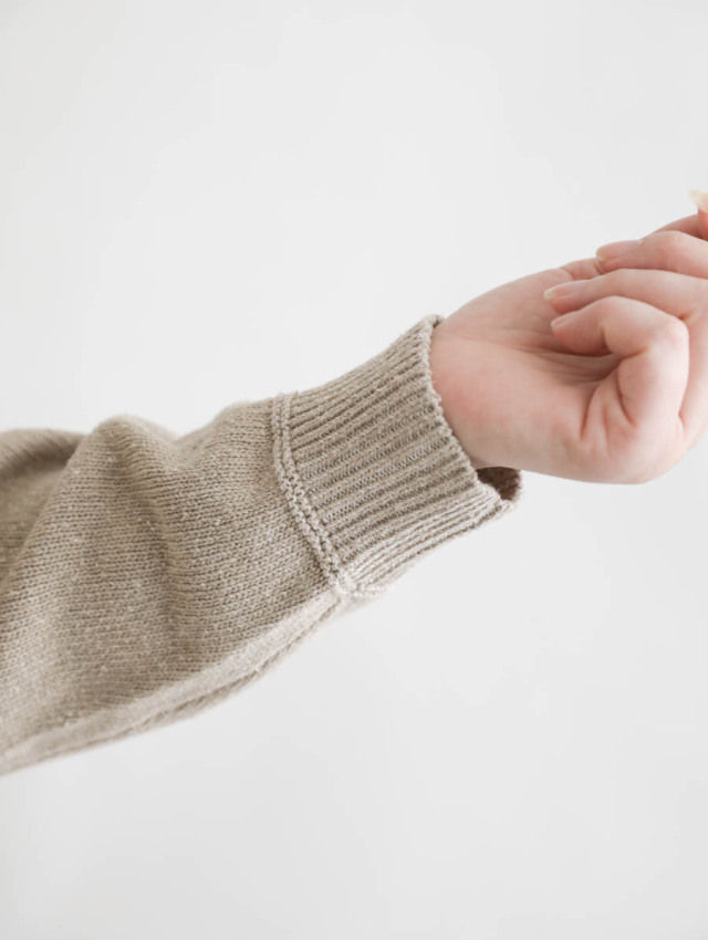 STILL BY HAND スティルバイハンド｜ネップシルクプルオーバーニット