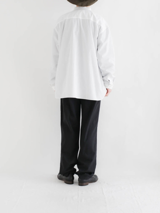 STILL BY HAND スティルバイハンド｜製品染め2プリーツパンツ（インク