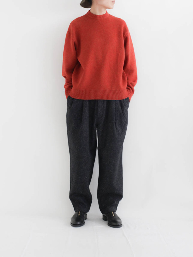【still by hand】シルクネップパンツ 24AW 44(S) 値下げ× still by hand】シルクネップパンツ 24AW サイズ44(S)