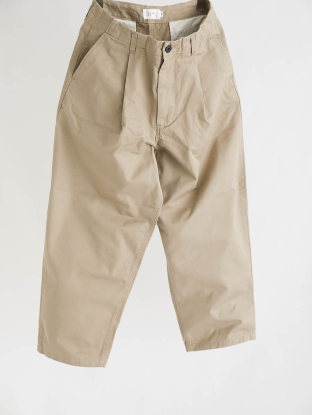 STILL BY HAND スティルバイハンド｜セルビッチ1プリーツパンツ