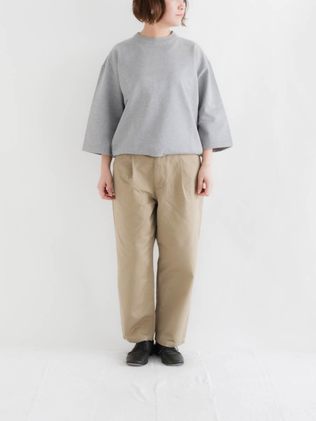 STILL BY HAND スティルバイハンド｜セルビッチ1プリーツパンツ