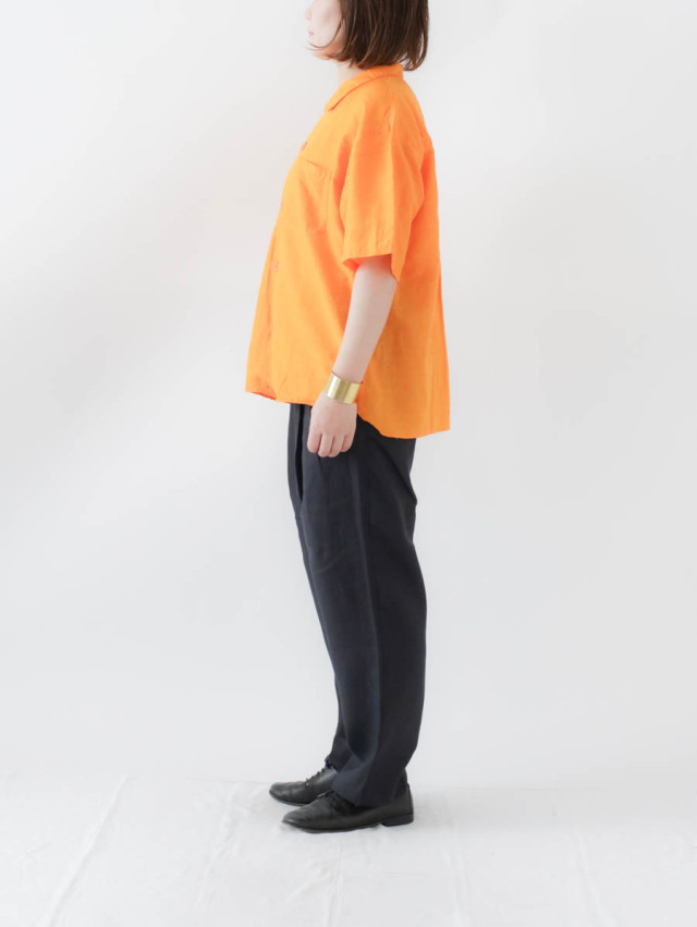 STILL BY HAND スティルバイハンド｜リネンディープタックパンツ