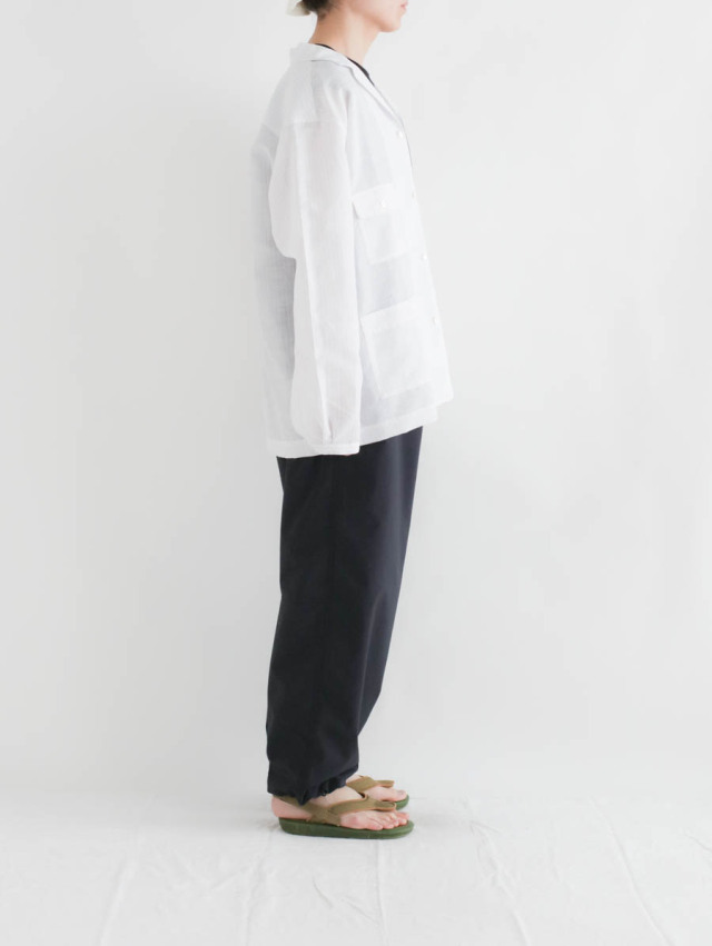 パンツ STILL BY HAND / PT03251 INK BLACK / 46 STILL BY HAND スティルバイハンド｜エアリーワイドパンツ