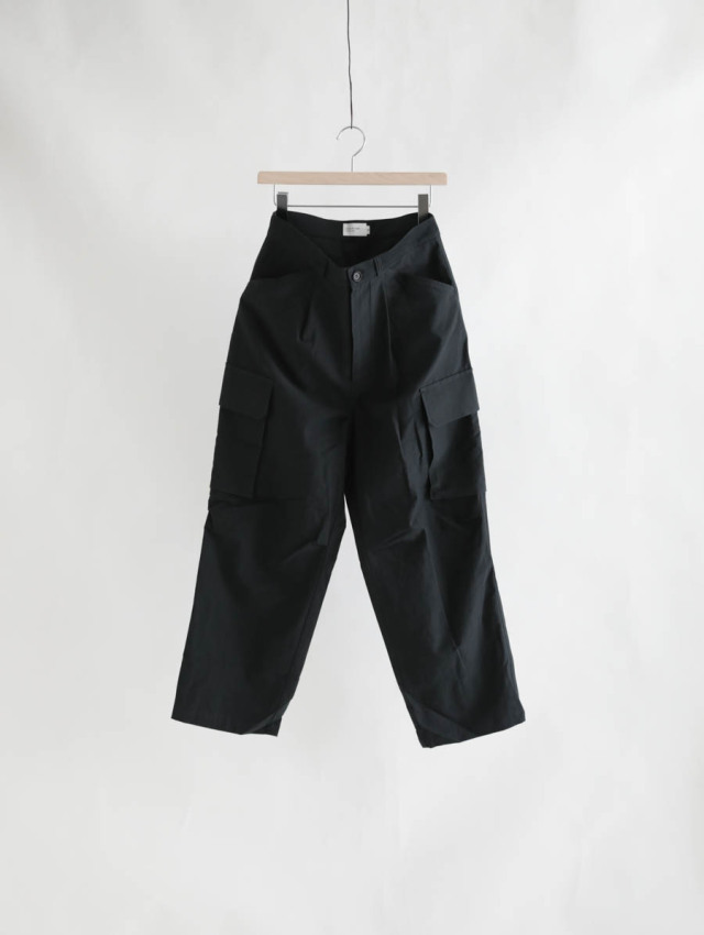 26SS STILL BY HAND スティルバイハンド カーゴパンツ BK STILL BY HAND スティルバイハンド｜6ポケットモールスキンカーゴ