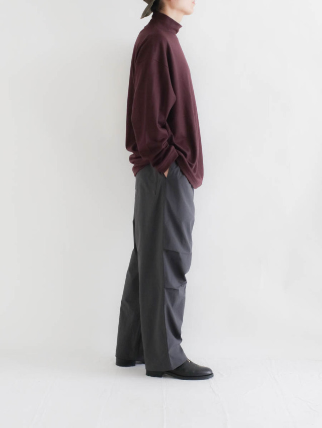 STILL BY HAND スティルバイハンド｜ナイロンニータックパンツ