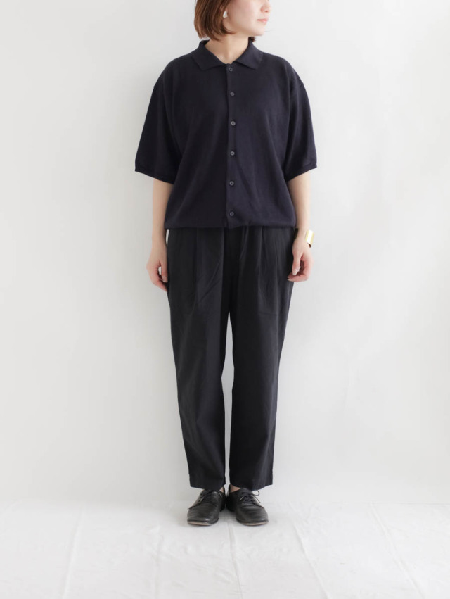 STILL BY HAND スティルバイハンド｜強撚コットンテーパードパンツ