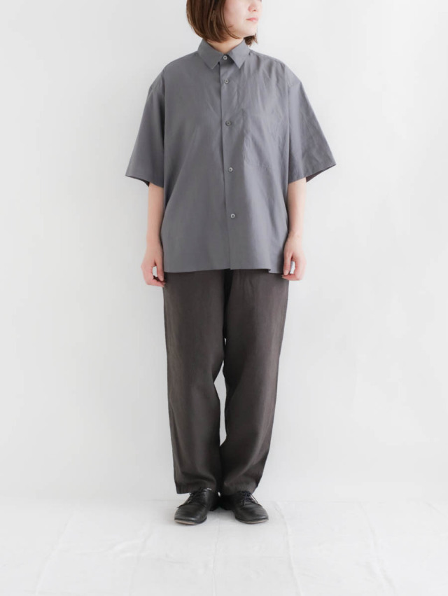 STILL BY HAND スティルバイハンド｜ハーフスリーブコットンシャツ