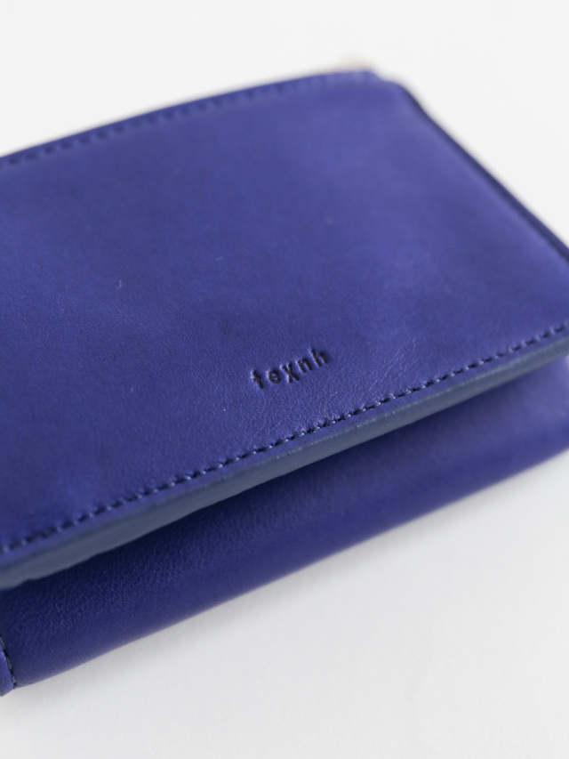 (新品)texnh ミニ財布 青 texnh テクネ｜MINI WALLET（ブルー）