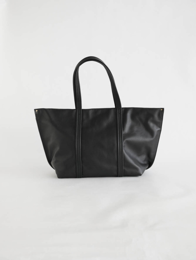 texnh テクネ｜BLOCK ZIP TOTE（ブラック）
