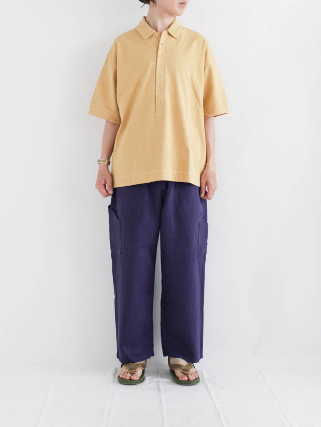 TIGRE BROCANTE】ピュアセームツイルボースンパンツ/群青/S（BEAUFIT  