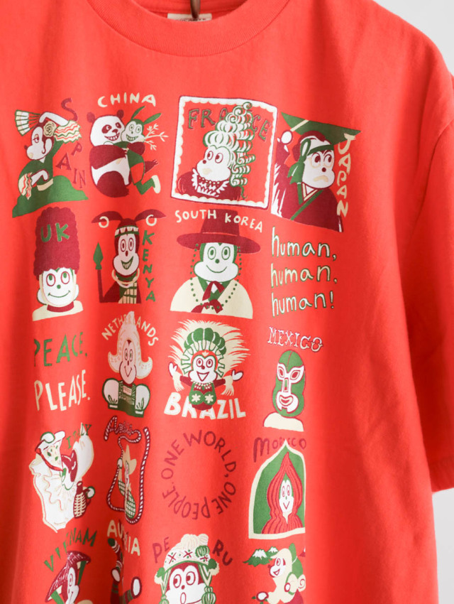 TIGRE BROCANTE ティグルブロカンテ｜ONE WORLD Tシャツ