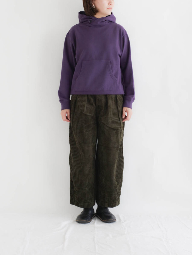 TIGRE BROCANTE ティグルブロカンテ｜BD裏毛タブクロスフーディ