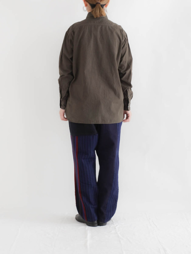 TIGRE BROCANTE ティグルブロカンテ｜ORストライプMIXタゴサクロングパンツ