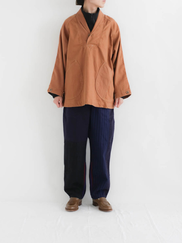 TIGRE BROCANTE ティグルブロカンテ｜ORストライプMIXタゴサクロングパンツ