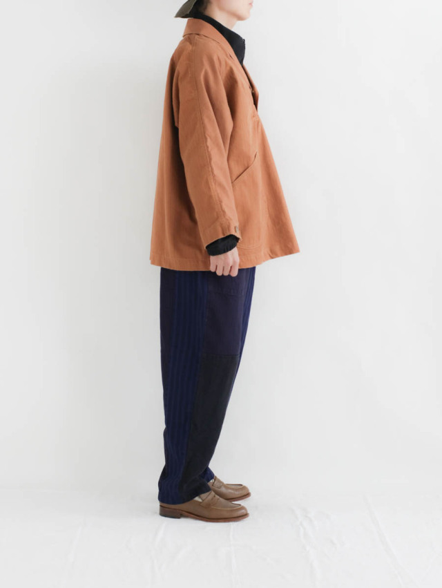 TIGRE BROCANTE ティグルブロカンテ｜ORストライプMIXタゴサクロングパンツ