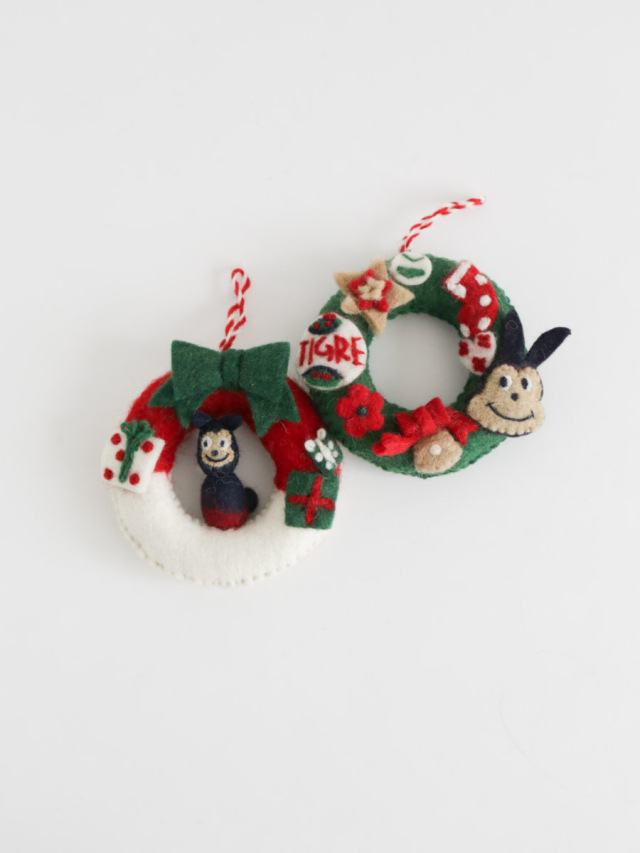 Tigre Brocante ティグルブロカンテ フェルトクリスマスリース