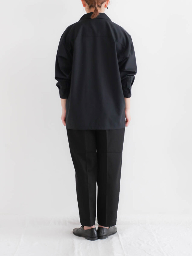 TOHNAI トーナイ｜SHIRT JACKET ブラック