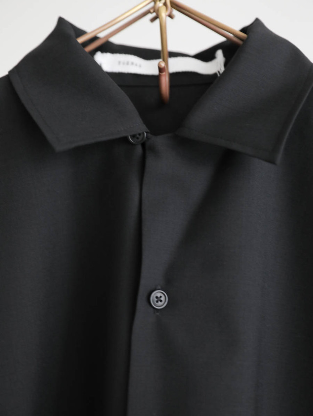 TOHNAI トーナイ｜SHIRT JACKET ブラック