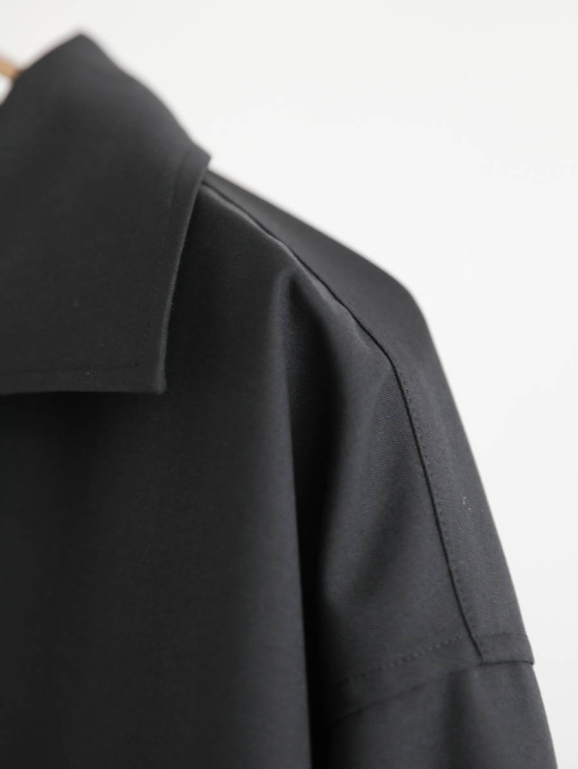 TOHNAI トーナイ｜SHIRT JACKET ブラック