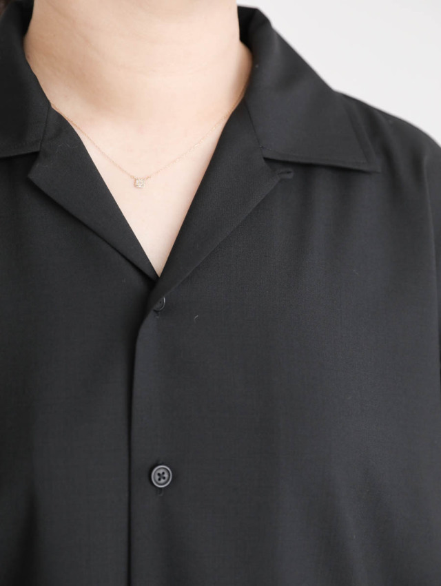 TOHNAI トーナイ｜SHIRT JACKET ブラック