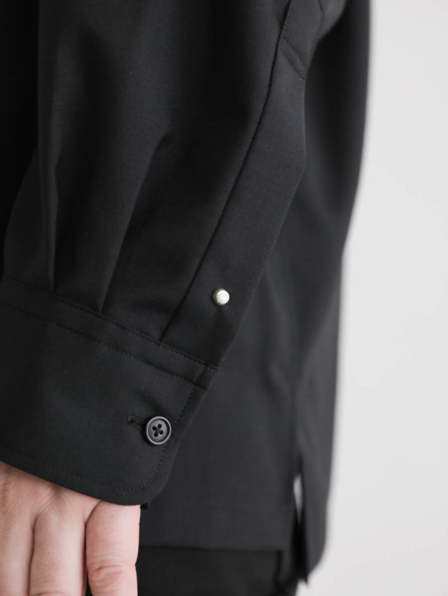 TOHNAI トーナイ｜SHIRT JACKET ブラック