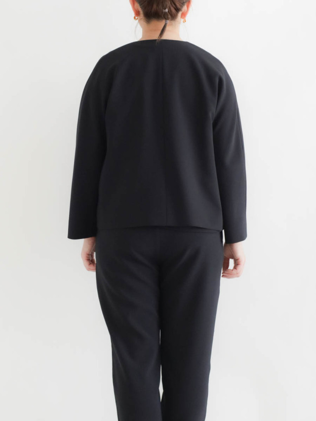 TRAVAIL MANUEL トラヴァイユマニュアル｜Wクロスノーカラージャケット