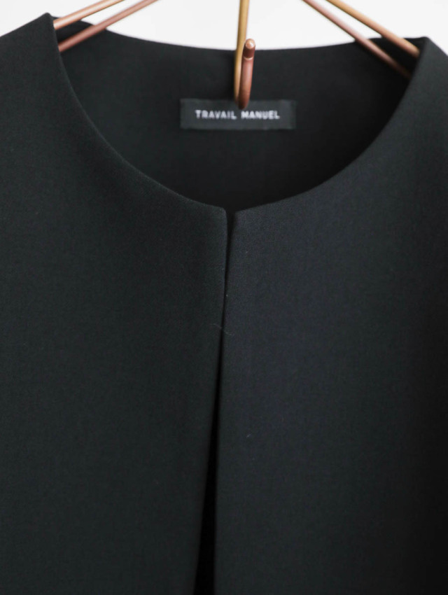 TRAVAIL MANUEL トラヴァイユマニュアル｜Wクロスノーカラージャケット