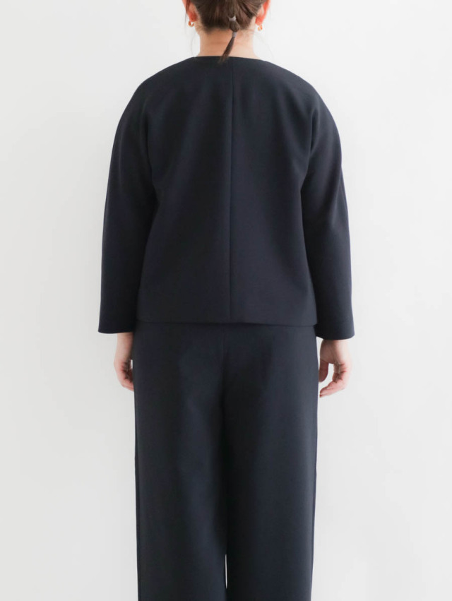 TRAVAIL MANUEL トラヴァイユマニュアル｜Wクロスノーカラージャケット