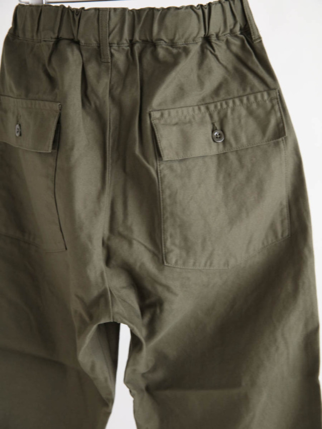 TRAVAIL MANUEL バッグファティーグパンツ TRAVAIL MANUEL トラバイユマニュアル バックサテンファティーグ
