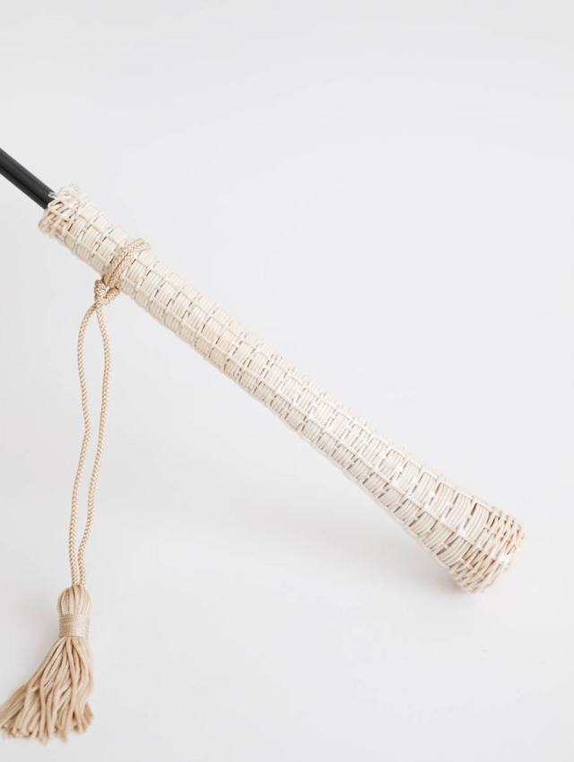 【未使用品】　ツタエノヒガサ　柿渋✕泥染 再入荷** ツタエノヒガサ てんぐのたすき 日傘 #武州藍、柿渋泥
