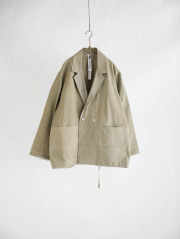 アルテポーヴェラ ARTE POVERA　リネンストライプジャケット ARTE POVERA アルテポーヴェラ | リネンキャンバス 製品染め ZIP