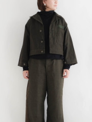 アルテポーヴェラ ARTE POVERA　リネンストライプジャケット ARTE POVERA アルテポーヴェラ | リネンキャンバス 製品染め ZIP