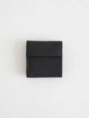 【新品】ERA. イーラ　牛革ウォレット・スモール　ブラック BUBBLE CALF UTILITY WALLET SMALL | ERA.（イーラ） | THE