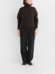 TRAVAIL MANUEL ラップパンツ　ブラック　Sサイズ TRAVAIL MANUEL ラップパンツ ブラック Sサイズ