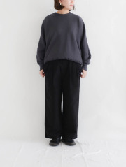 TRAVAIL MANUEL ラップパンツ　ブラック　Sサイズ TRAVAIL MANUEL｜T/Cツイル ズートパンツ 532002-mn - Piu di