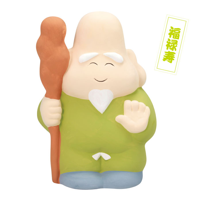 1ポイント景品：（A-3）七福神貯金箱 知恵の福禄寿