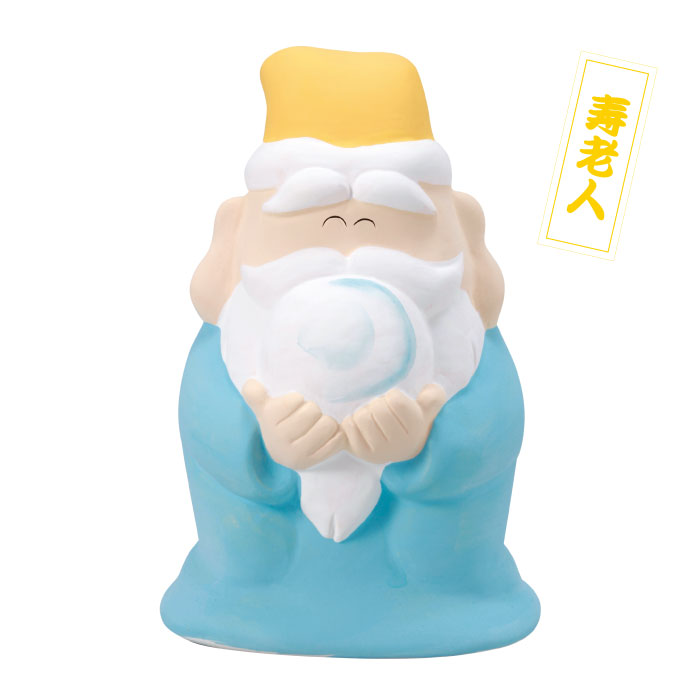 1ポイント景品：（A-5）七福神貯金箱 長寿の寿老人
