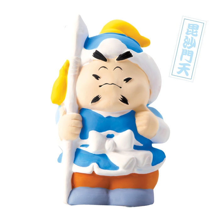 1ポイント景品：（A-7）七福神貯金箱 勝利の毘沙門天
